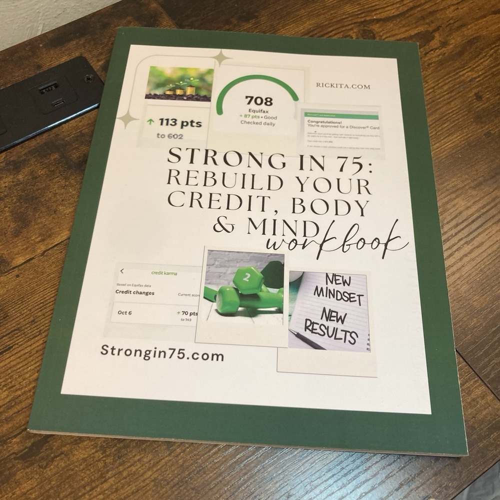 Strong in 75 Book Rebuild Your Credit Mind & Body Rickita